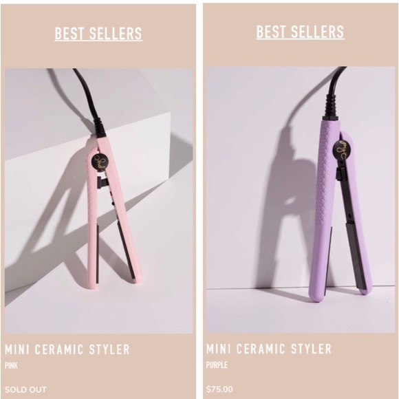 NEW! PYT Yellow Mini Ceramic Hair Straightener - Picture 2 of 10